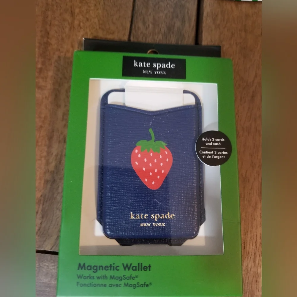Kate Spade X Target Magnetic Wallet with Strawberry Design